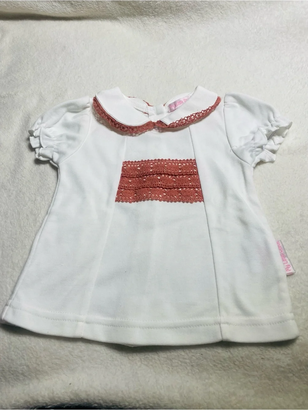 Pink Lace Bow Baby Matching Set – Unbranded